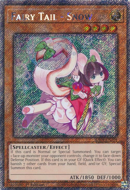 Fairy Tail - Snow [RA04-EN269] Platinum Secret Rare | GnG Games