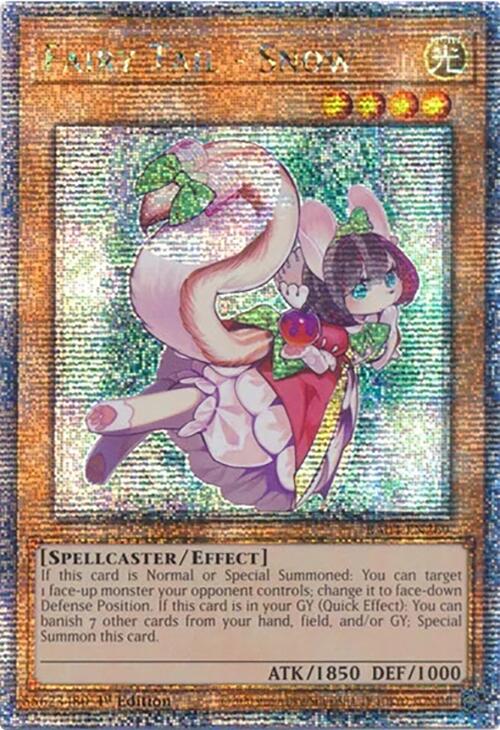 Fairy Tail - Snow [RA04-EN269] Quarter Century Secret Rare | GnG Games