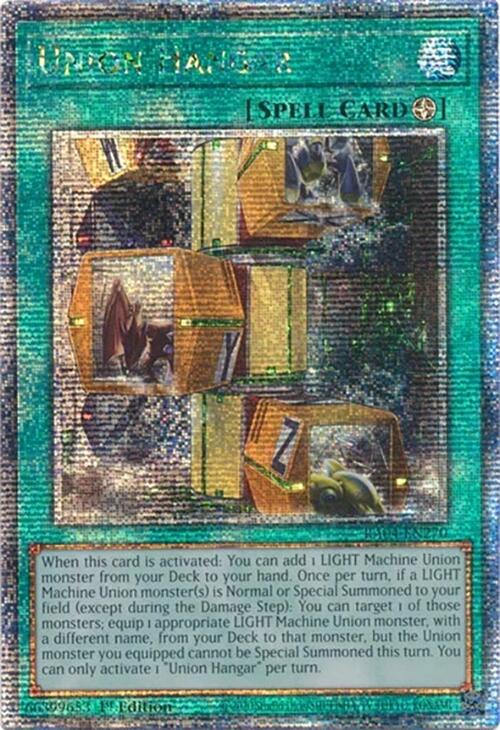 Union Hangar [RA04-EN270] Quarter Century Secret Rare | GnG Games
