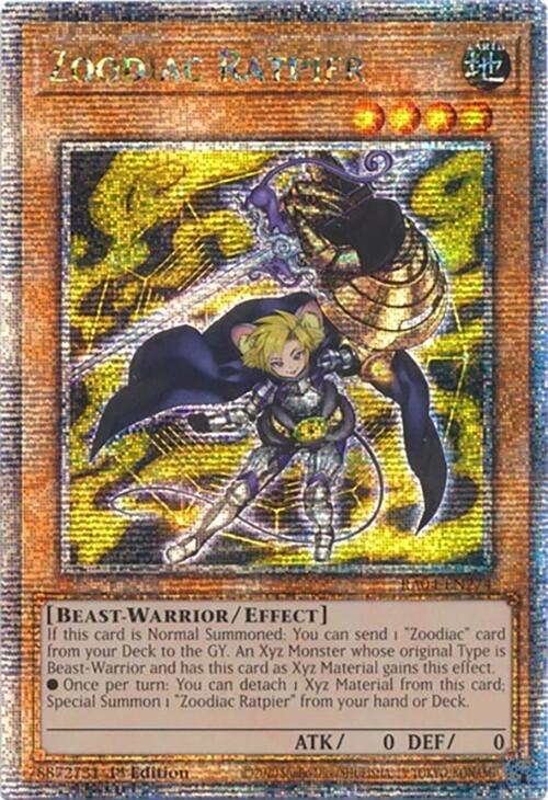 Zoodiac Ratpier [RA04-EN274] Quarter Century Secret Rare | GnG Games