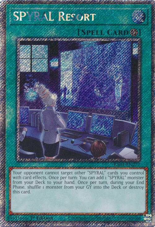 SPYRAL Resort [RA04-EN277] Platinum Secret Rare | GnG Games