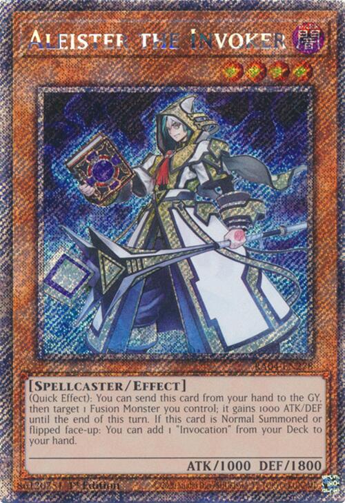 Aleister the Invoker [RA04-EN278] Platinum Secret Rare | GnG Games