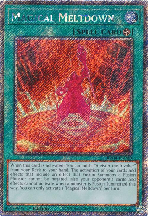 Magical Meltdown [RA04-EN280] Platinum Secret Rare | GnG Games