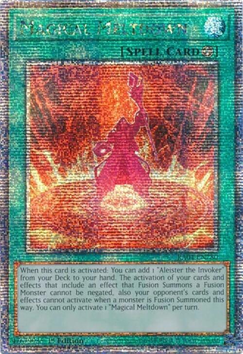 Magical Meltdown [RA04-EN280] Quarter Century Secret Rare | GnG Games