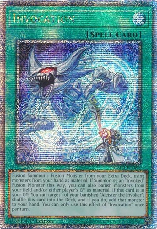Invocation [RA04-EN281] Quarter Century Secret Rare | GnG Games
