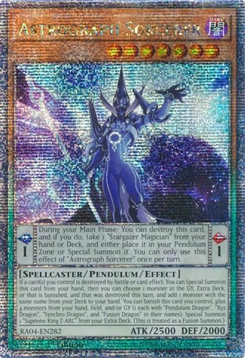 Astrograph Sorcerer [RA04-EN282] Quarter Century Secret Rare | GnG Games