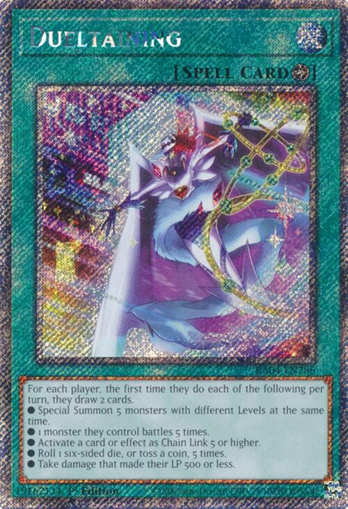 Dueltaining [RA04-EN286] Platinum Secret Rare | GnG Games