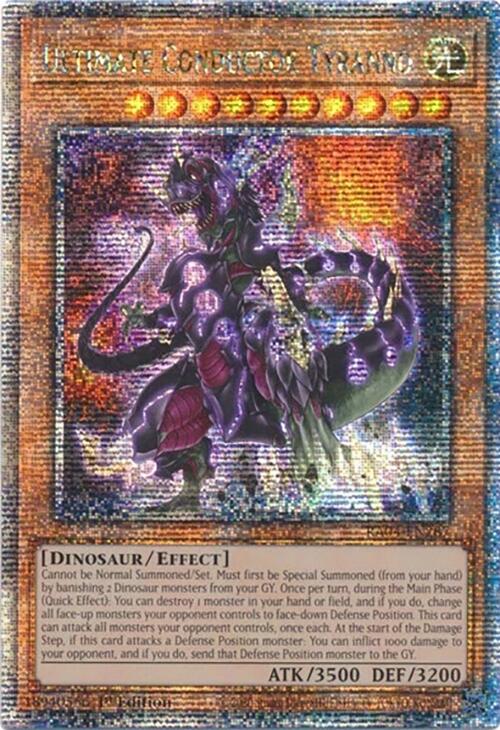 Ultimate Conductor Tyranno [RA04-EN287] Quarter Century Secret Rare | GnG Games