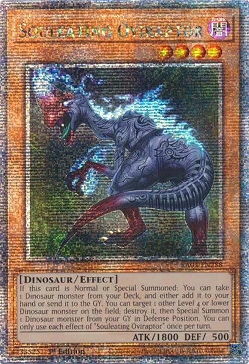 Souleating Oviraptor [RA04-EN288] Quarter Century Secret Rare | GnG Games