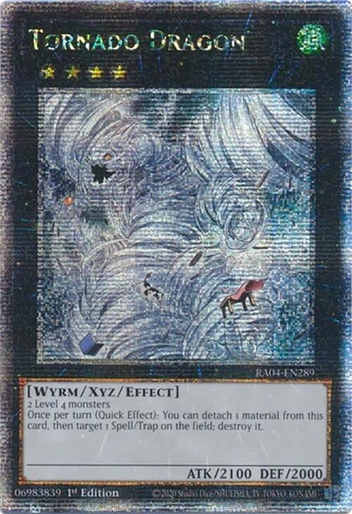 Tornado Dragon [RA04-EN289] Quarter Century Secret Rare | GnG Games