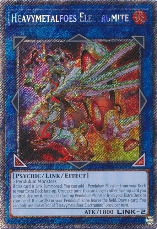 Heavymetalfoes Electrumite [RA04-EN292] Platinum Secret Rare | GnG Games