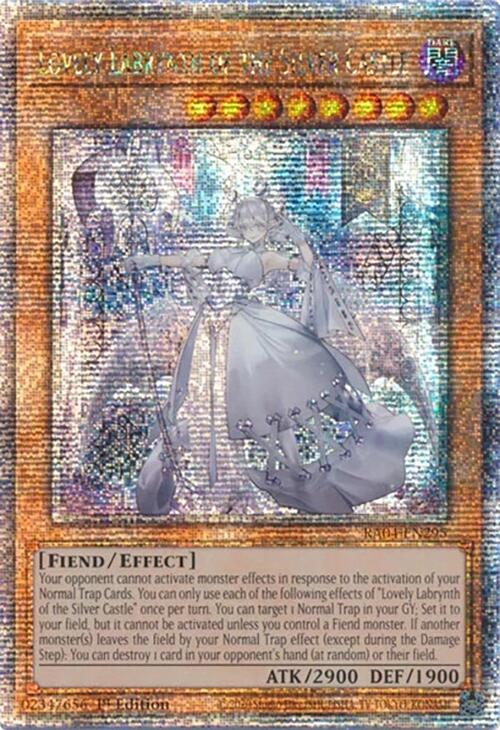 Lovely Labrynth of the Silver Castle [RA04-EN295] Quarter Century Secret Rare | GnG Games
