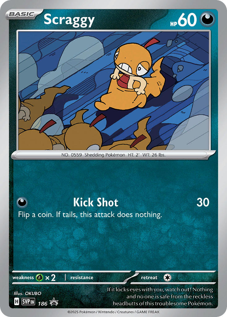 Scraggy (186) [Scarlet & Violet: Black Star Promos] | GnG Games