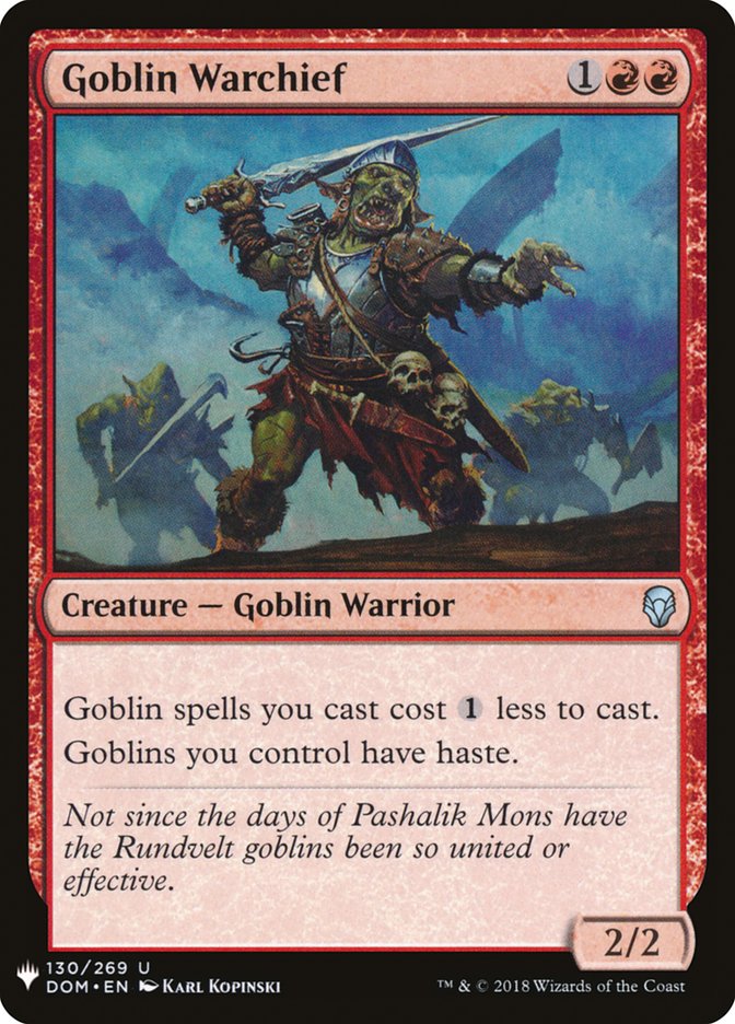 Goblin Warchief [The List] | GnG Games