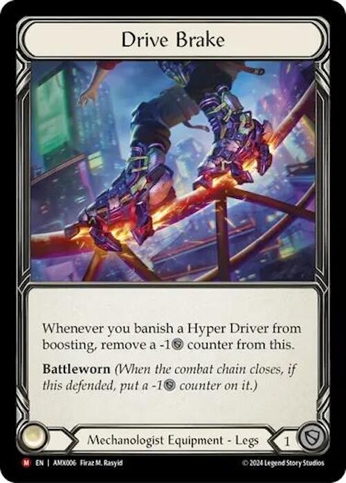 Drive Brake [AMX006] (Armory Deck: Maxx Nitro)  Rainbow Foil | GnG Games