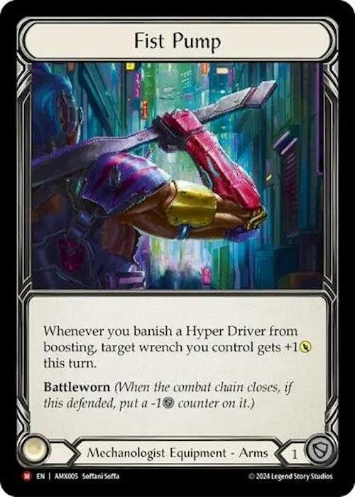 Fist Pump [AMX005] (Armory Deck: Maxx Nitro)  Rainbow Foil | GnG Games