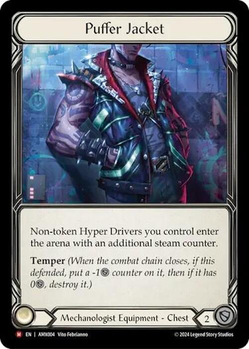 Puffer Jacket [AMX004] (Armory Deck: Maxx Nitro)  Rainbow Foil | GnG Games