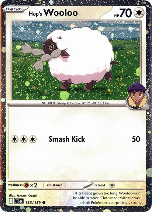 Hop's Wooloo (135/159) (Cosmos Holo) [Scarlet & Violet: Journey Together] | GnG Games