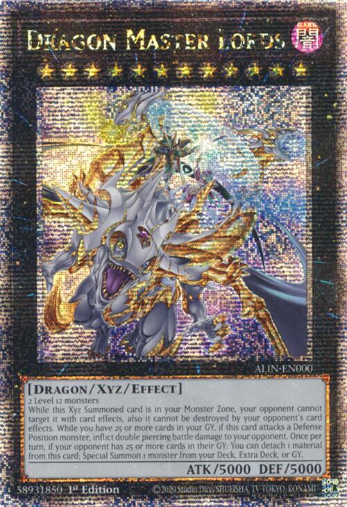 Dragon Master Lords [ALIN-EN000] Quarter Century Secret Rare | GnG Games