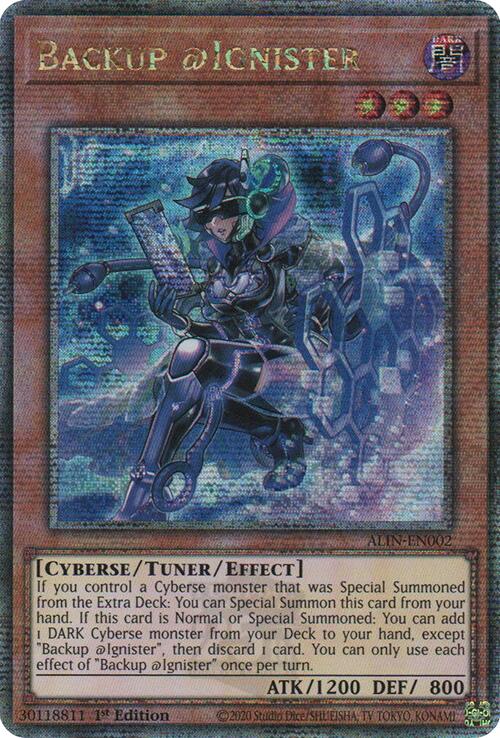 Backup @Ignister [ALIN-EN002] Quarter Century Secret Rare | GnG Games