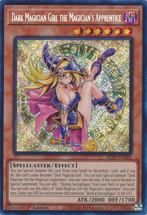 Dark Magician Girl the Magician's Apprentice [ALIN-EN004] Secret Rare | GnG Games