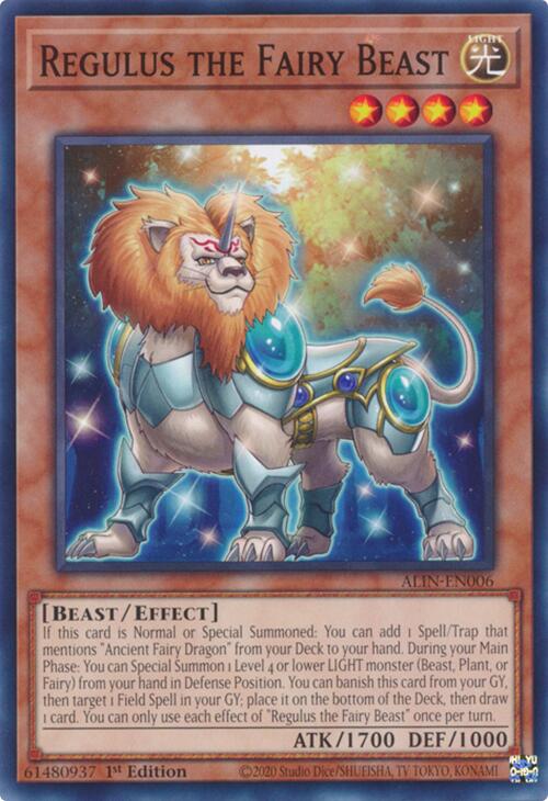 Regulus the Fairy Beast [ALIN-EN006] Common | GnG Games