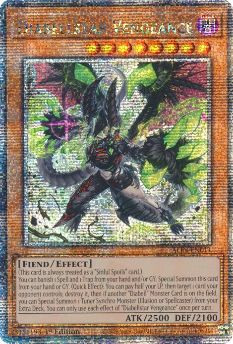 Diabellstar Vengeance [ALIN-EN011] Quarter Century Secret Rare | GnG Games
