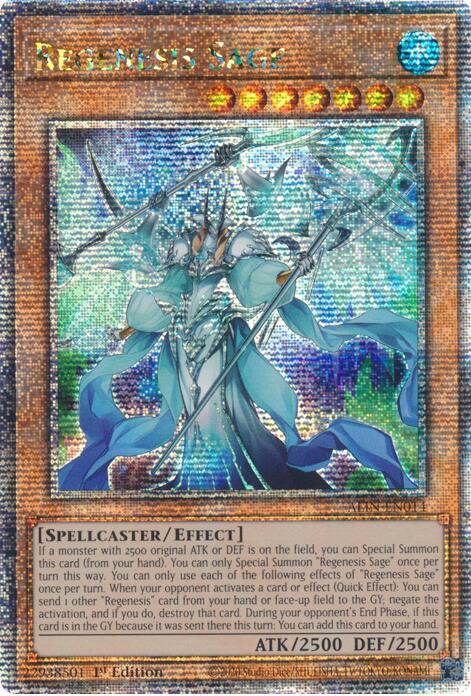 Regenesis Sage [ALIN-EN014] Quarter Century Secret Rare | GnG Games