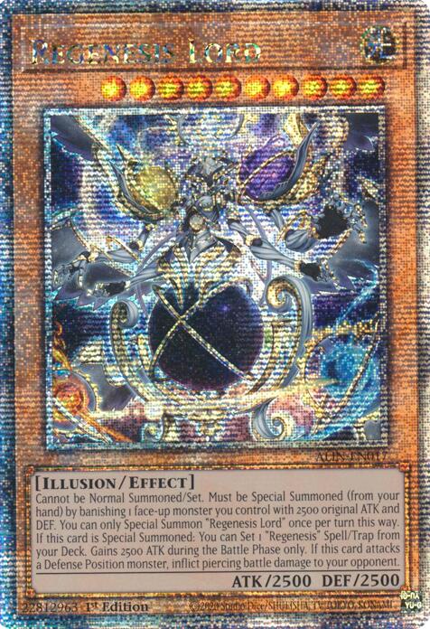 Regenesis Lord [ALIN-EN017] Quarter Century Secret Rare | GnG Games
