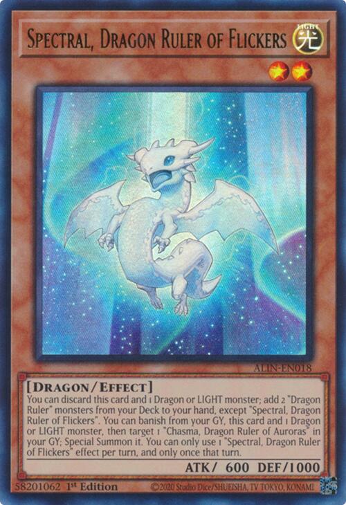 Spectral, Dragon Ruler of Flickers [ALIN-EN018] Ultra Rare | GnG Games