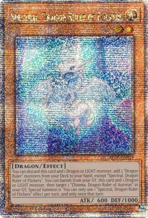 Spectral, Dragon Ruler of Flickers [ALIN-EN018] Quarter Century Secret Rare | GnG Games