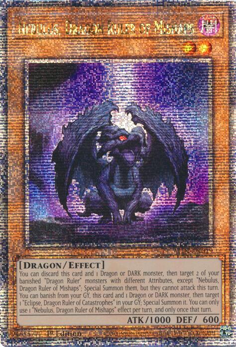 Nebulus, Dragon Ruler of Mishaps [ALIN-EN019] Quarter Century Secret Rare | GnG Games