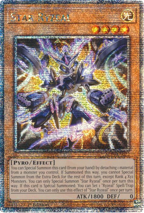 Star Ryzeal [ALIN-EN022] Quarter Century Secret Rare | GnG Games