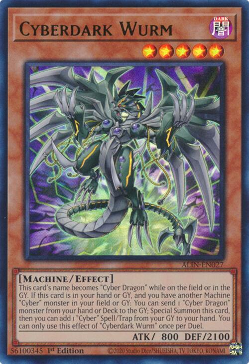 Cyberdark Wurm [ALIN-EN027] Ultra Rare | GnG Games
