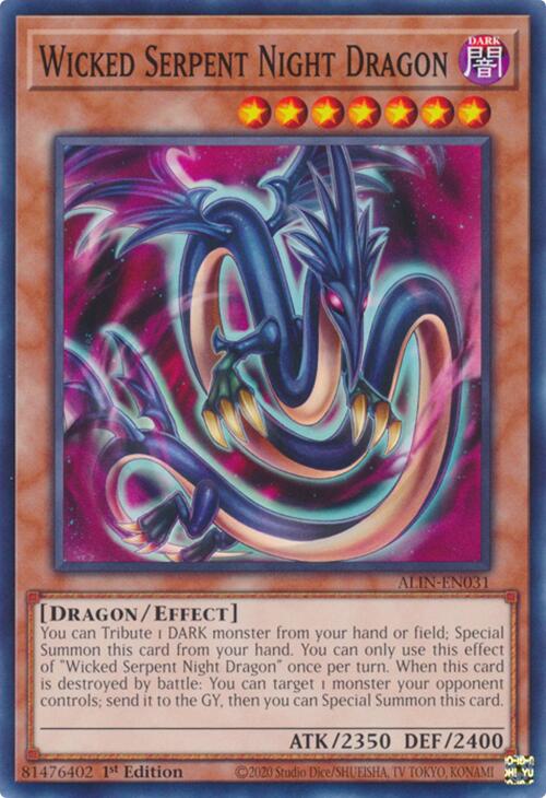 Wicked Serpent Night Dragon [ALIN-EN031] Common | GnG Games