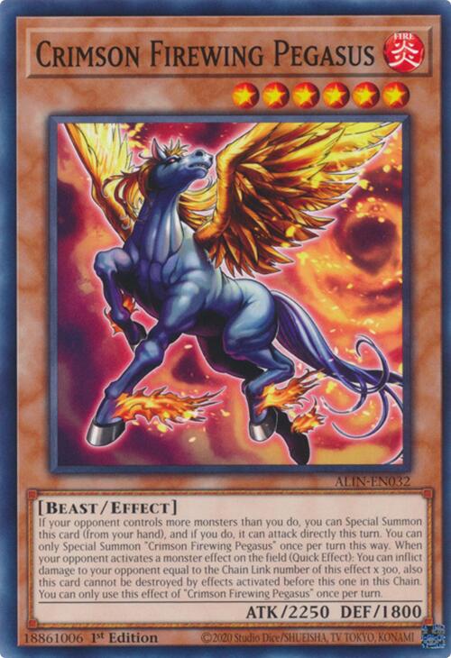 Crimson Firewing Pegasus [ALIN-EN032] Common | GnG Games