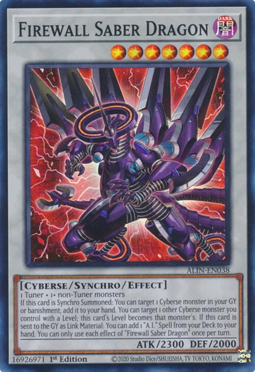 Firewall Saber Dragon [ALIN-EN038] Super Rare | GnG Games