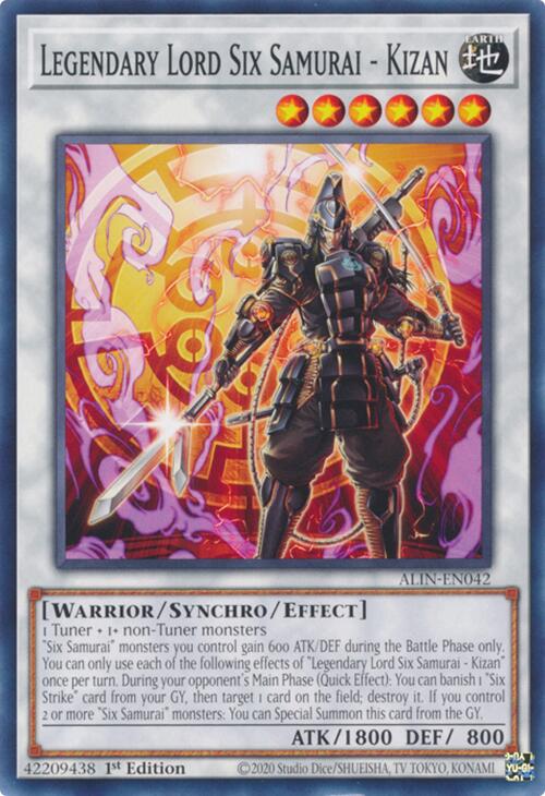 Legendary Lord Six Samurai - Kizan [ALIN-EN042] Common | GnG Games