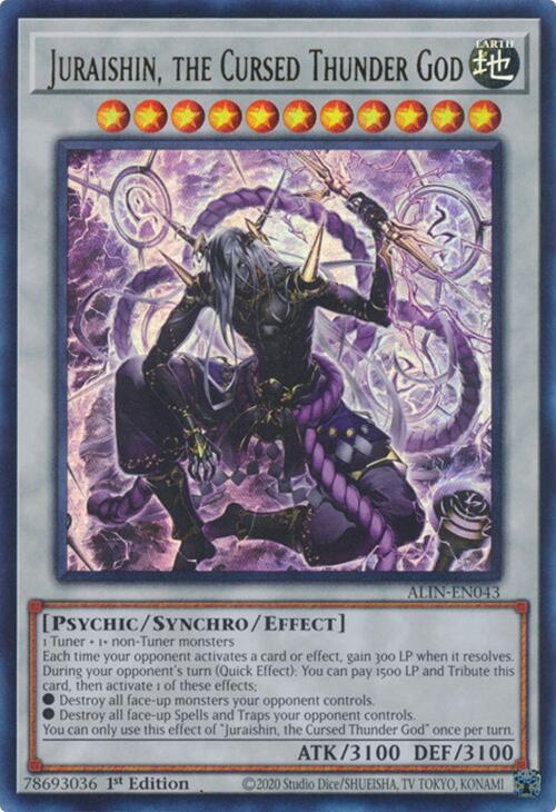 Juraishin, the Cursed Thunder God [ALIN-EN043] Ultra Rare | GnG Games