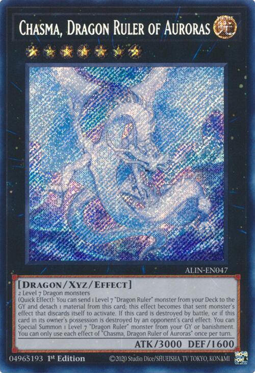 Chasma, Dragon Ruler of Auroras [ALIN-EN047] Secret Rare | GnG Games