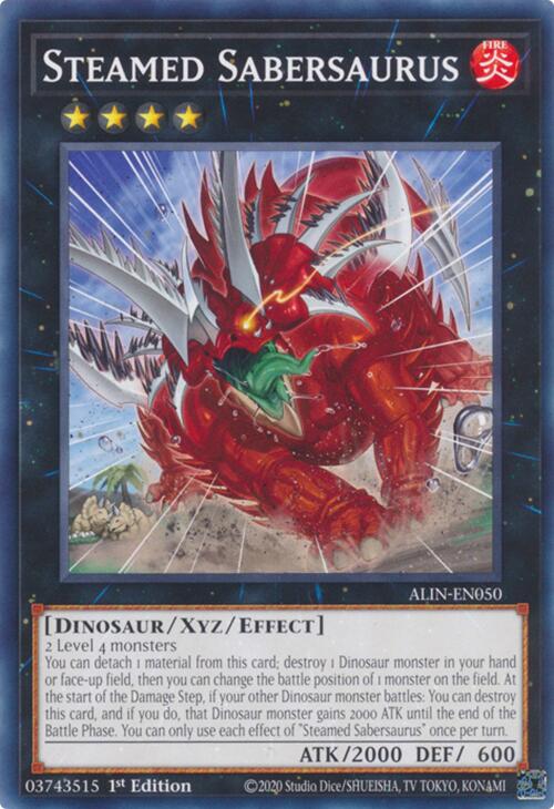 Steamed Sabersaurus [ALIN-EN050] Common | GnG Games
