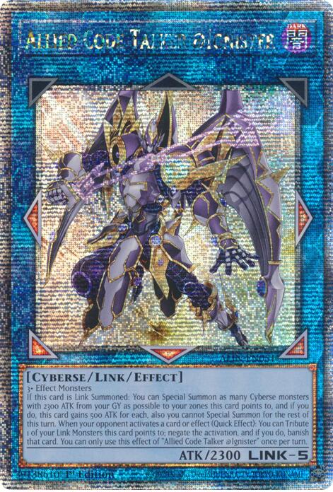 Allied Code Talker @Ignister [ALIN-EN051] Quarter Century Secret Rare | GnG Games