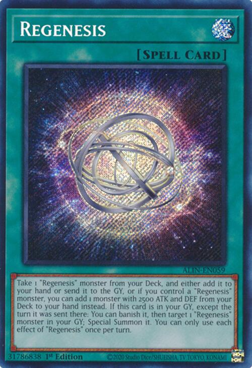 Regenesis [ALIN-EN059] Secret Rare | GnG Games