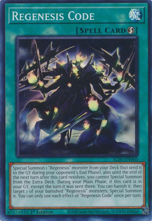Regenesis Code [ALIN-EN060] Super Rare | GnG Games