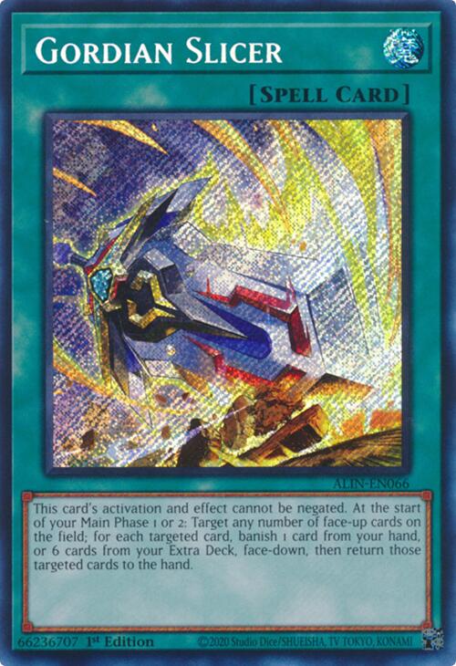 Gordian Slicer [ALIN-EN066] Secret Rare | GnG Games
