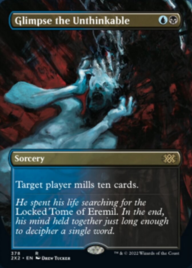 Glimpse the Unthinkable (Borderless Alternate Art) [Double Masters 2022] | GnG Games