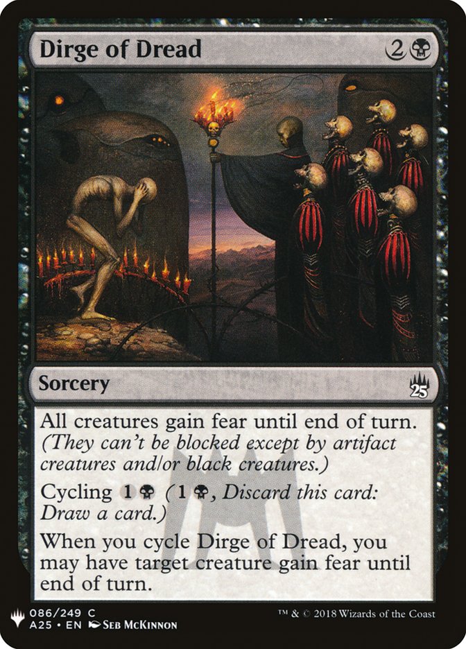 Dirge of Dread [Mystery Booster] | GnG Games