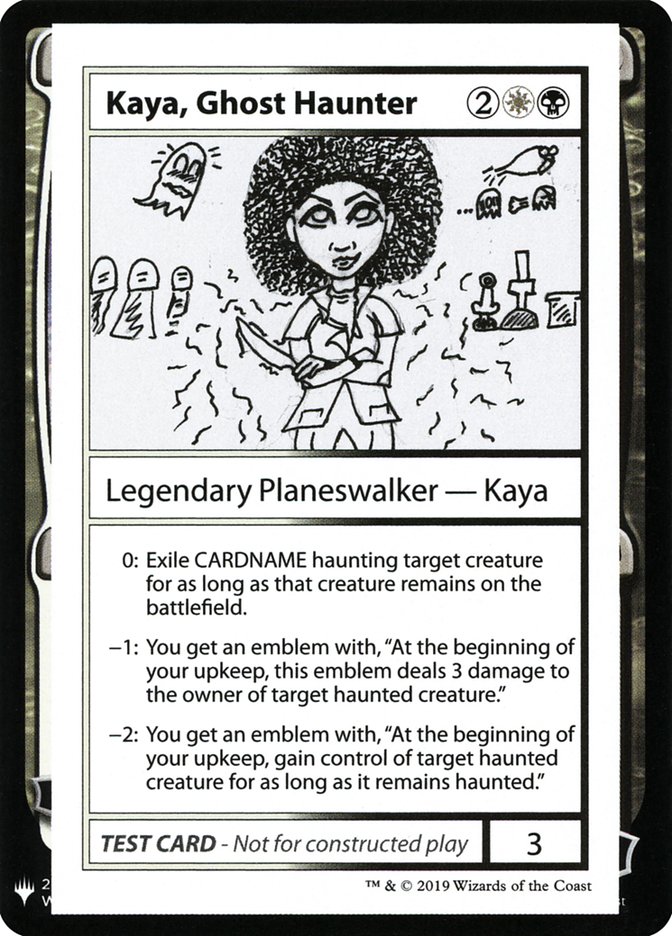 Kaya, Ghost Haunter [Mystery Booster Playtest Cards] | GnG Games