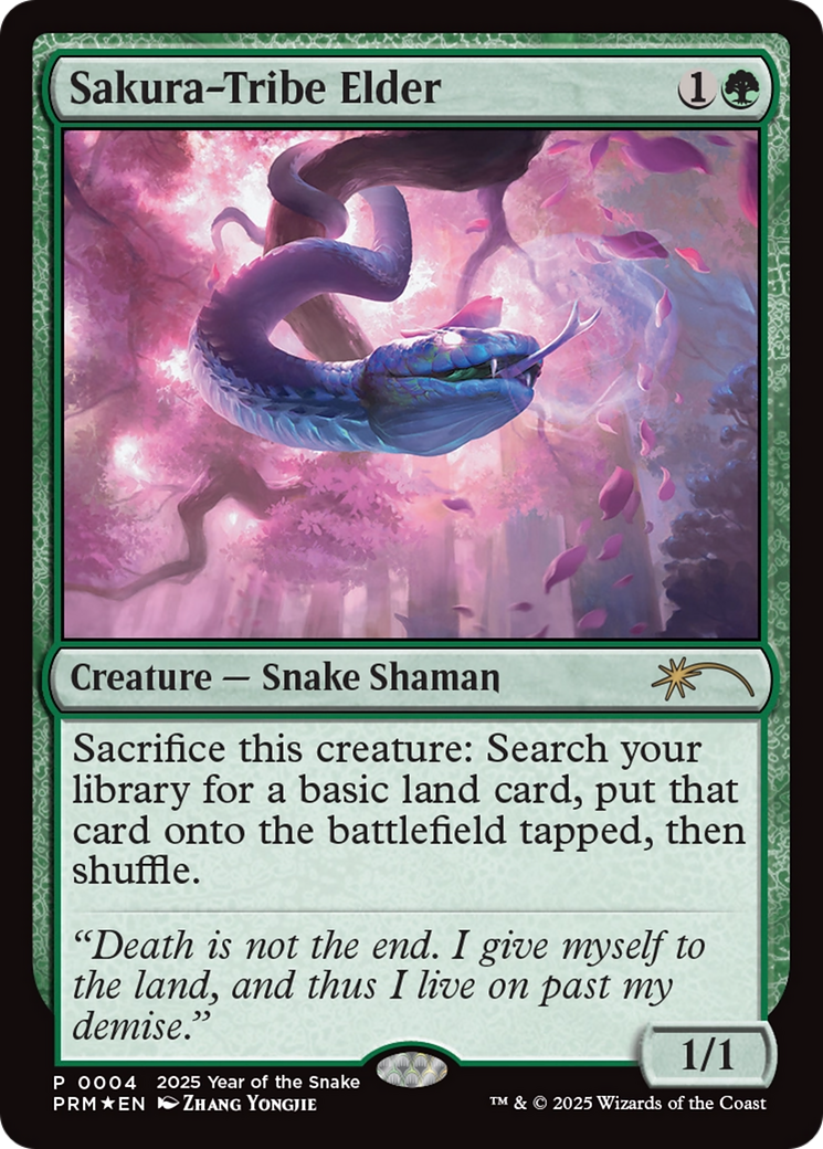 Sakura-Tribe Elder (Year of the Snake 2025) [Standard Showdown Promos] | GnG Games