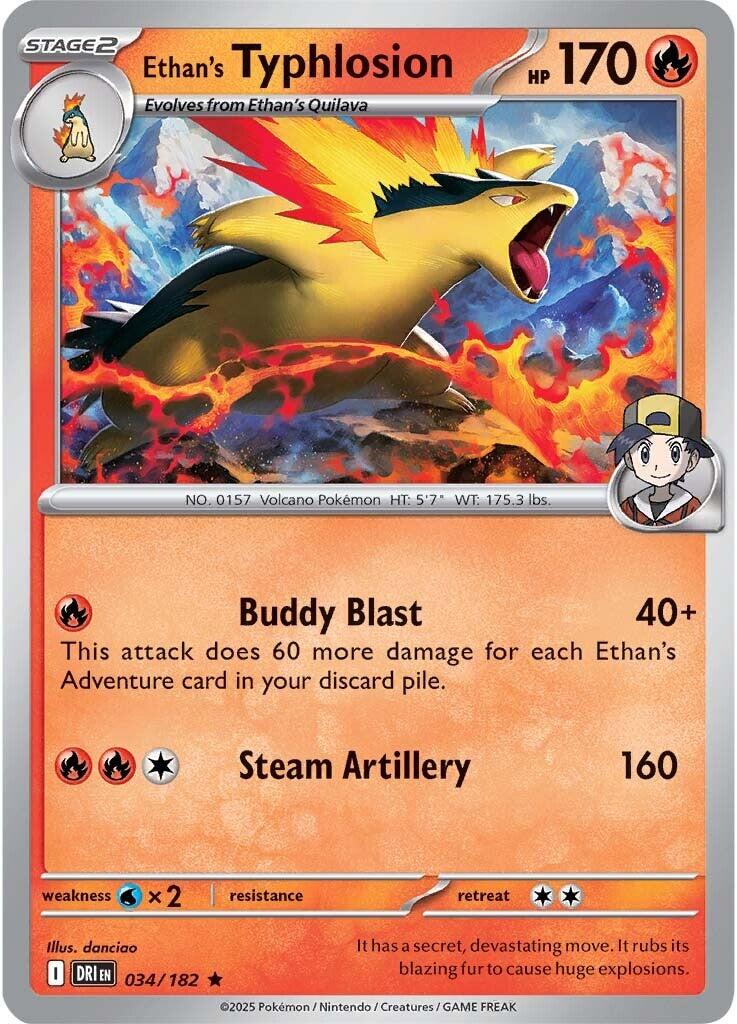 Ethan's Typhlosion (034/182) [Scarlet & Violet: Destined Rivals] | GnG Games
